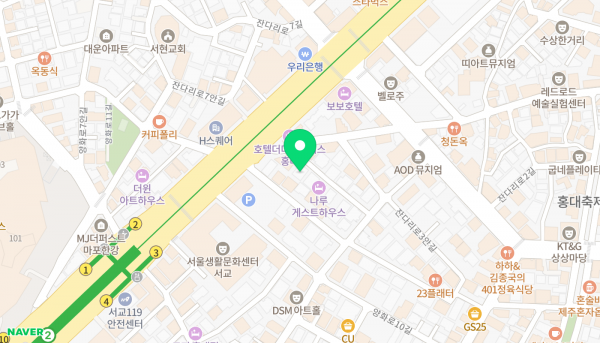 티디컴퍼니 위치 (네이버 지도)