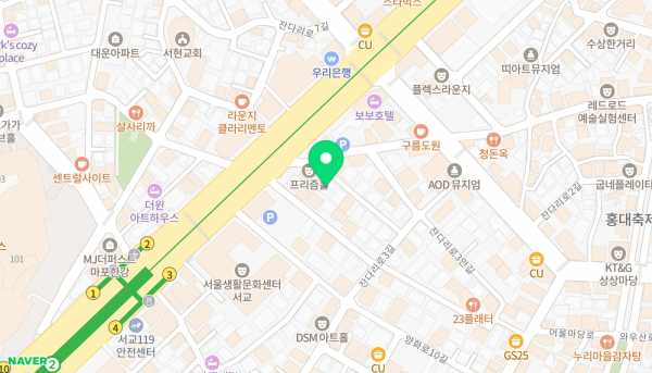 티디컴퍼니 위치 (네이버 지도)